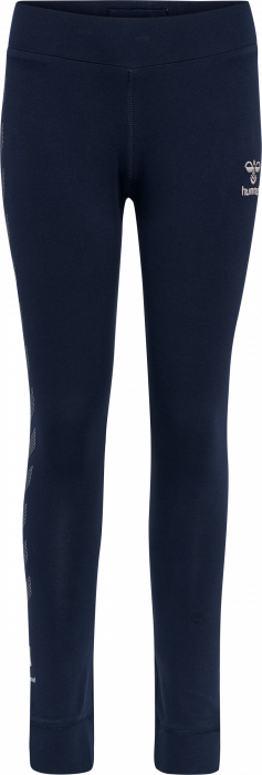 Hummel - Move Grid Bomulds Tights Børn - Marine