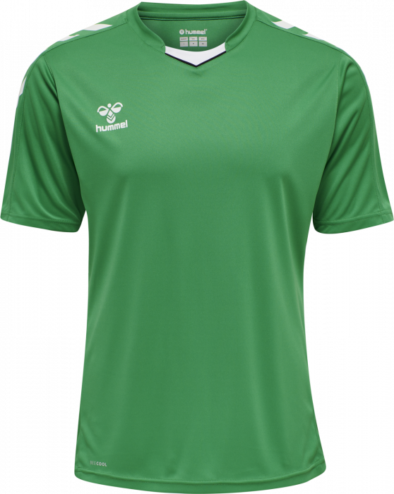 Hummel - Core Xk Poly Jersey Jr - Verde & branco