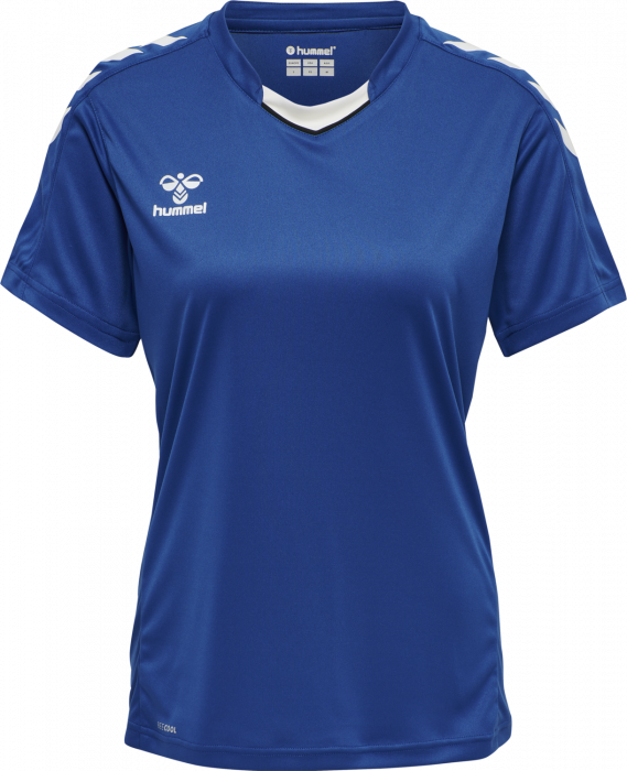 Hummel - Core Xk Poly Jersey Women - True Blue & weiß