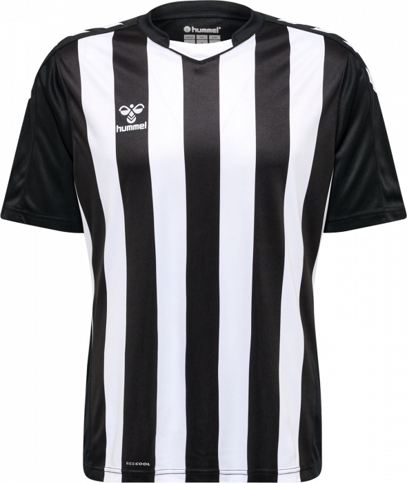 Hummel - Core Xk Striped Jersey Jr - Nero & bianco