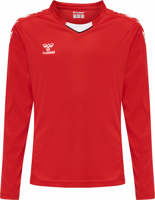 Hummel - Core Xk Poly Jersey Long Jr - True Red & wit