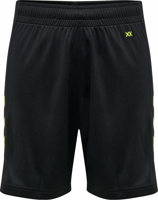 Hummel - Core Xk Shorts Jr - Sort & lime