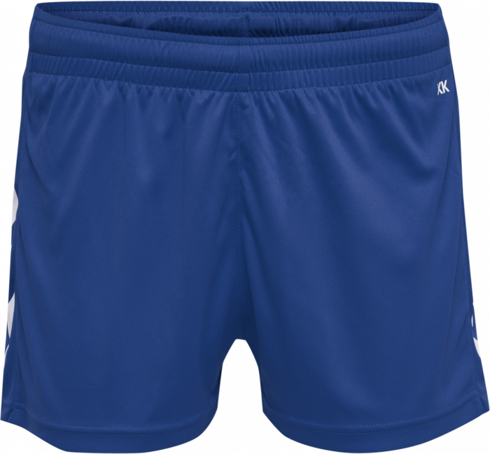 Hummel - Core Xk Poly Shorts Women - True Blue & blanco