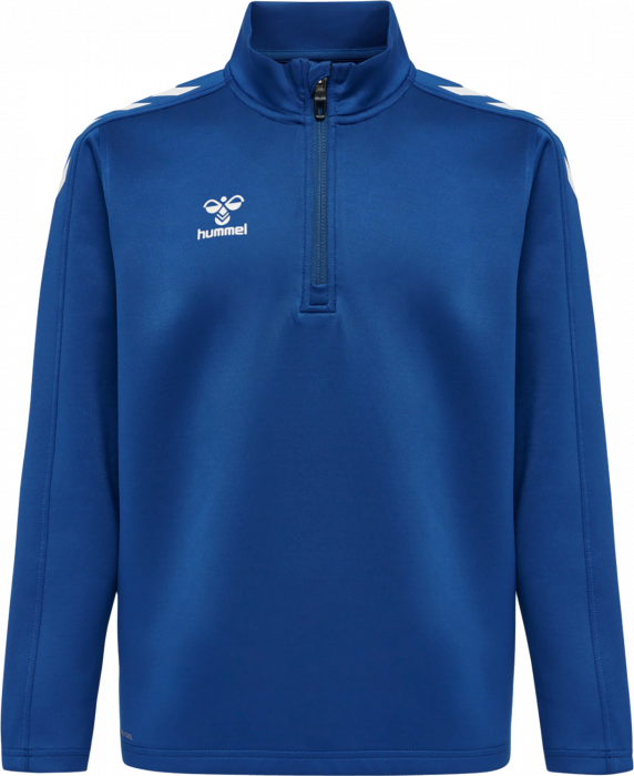 Hummel - Core Xk Half Zip Sweater Jr - True Blue & wit