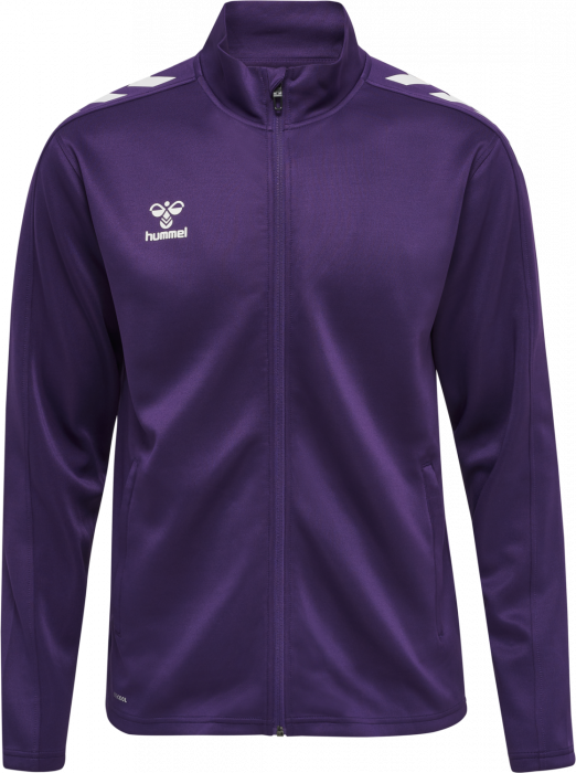 Hummel - Core Xk Poly Sweatshirt - Acai & hvid