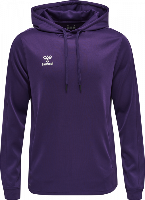 Hummel - Core Xk Hoodie - Purple Reign & vit