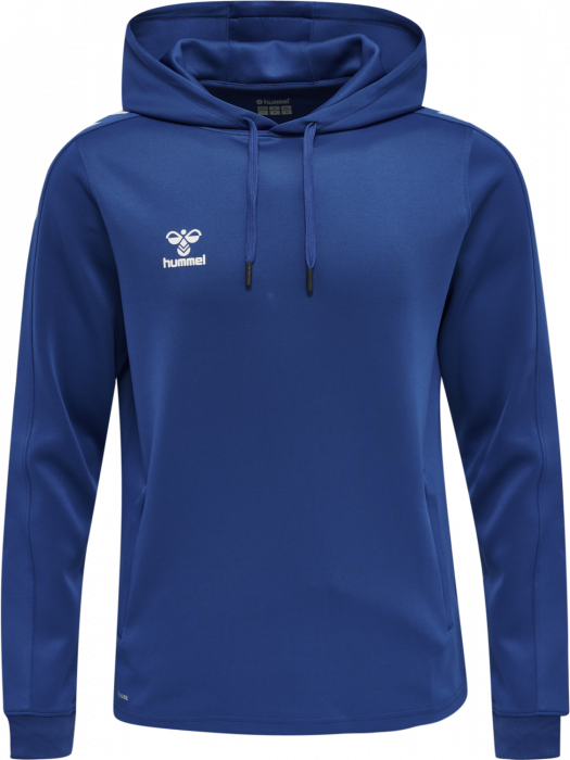 Hummel - Core Xk Hoodie - True Blue & biały