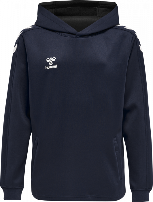 Hummel - Core Xk Hoodie Kids - Marine & wit