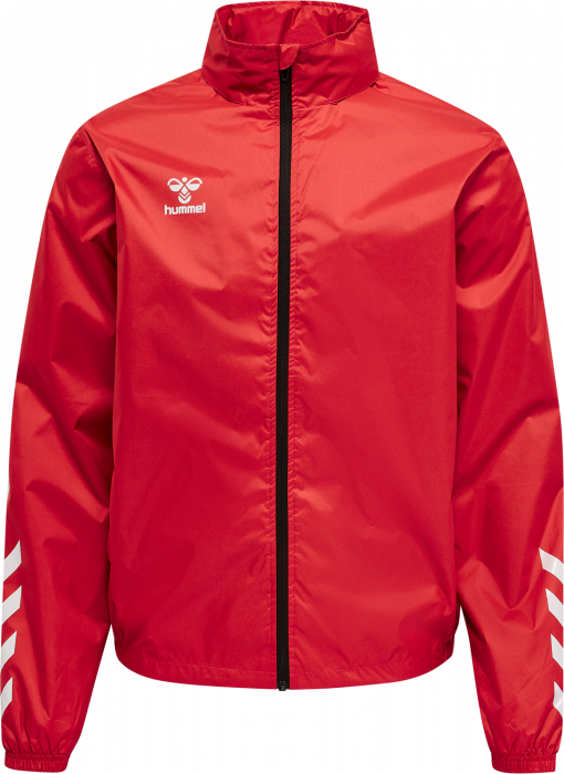 Hummel - Core Xk Spray Jacket - True Red & bianco