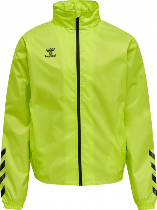 Hummel - Core Xk Spray Jacket - Lime & negro