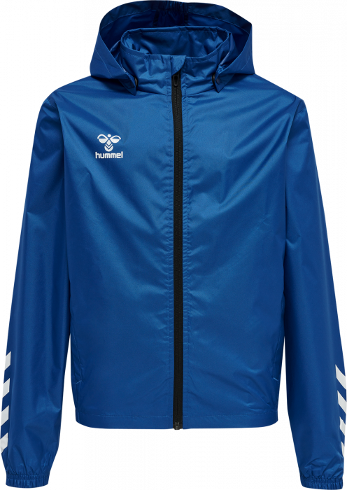 Hummel - Core Xk Spray Jacket Kids - True Blue & weiß