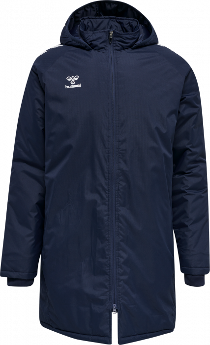 Hummel - Core Xk Bench Jacket Kids - Marine & weiß