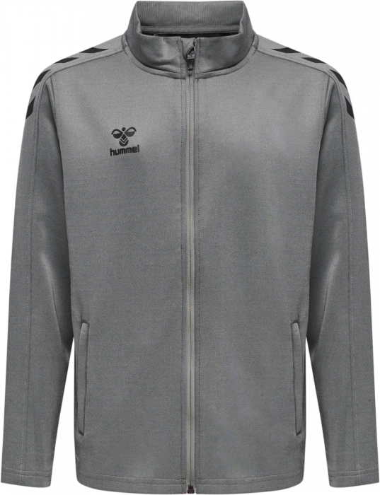 Hummel - Core Xk Poly Sweatshirt Jr - Grey Melange & zwart