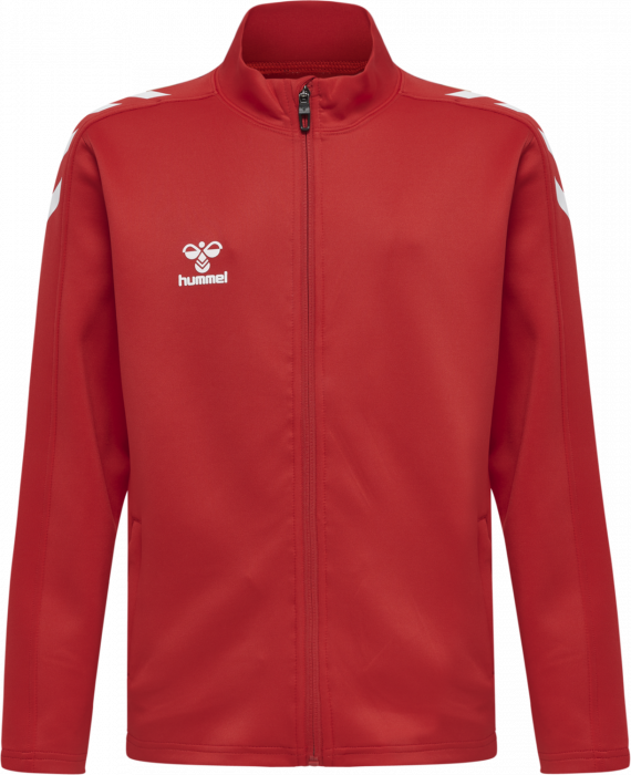 Hummel - Core Xk Poly Sweatshirt Jr - True Red & hvid