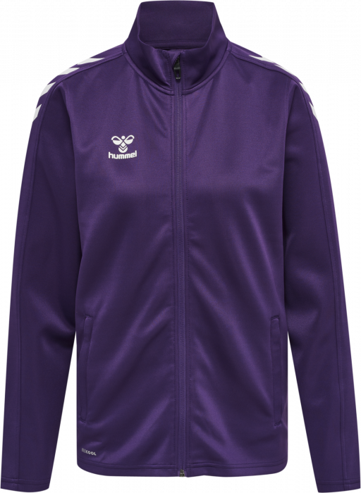 Hummel - Core Xk Poly Sweatshirt Women - Purple Reign & vit