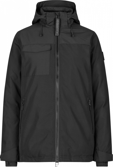 ID - Hooded Winter Jacket Women - Black