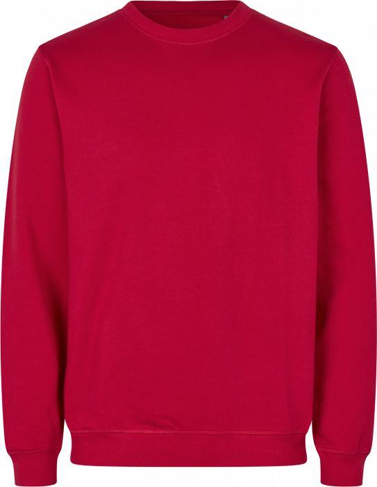 ID - Organic Cotton Sweatshirt Men - Red