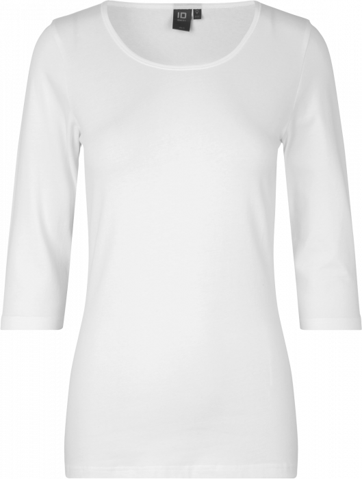 ID - Stretch T-Shirt 3/4 Sleeves - Bianco