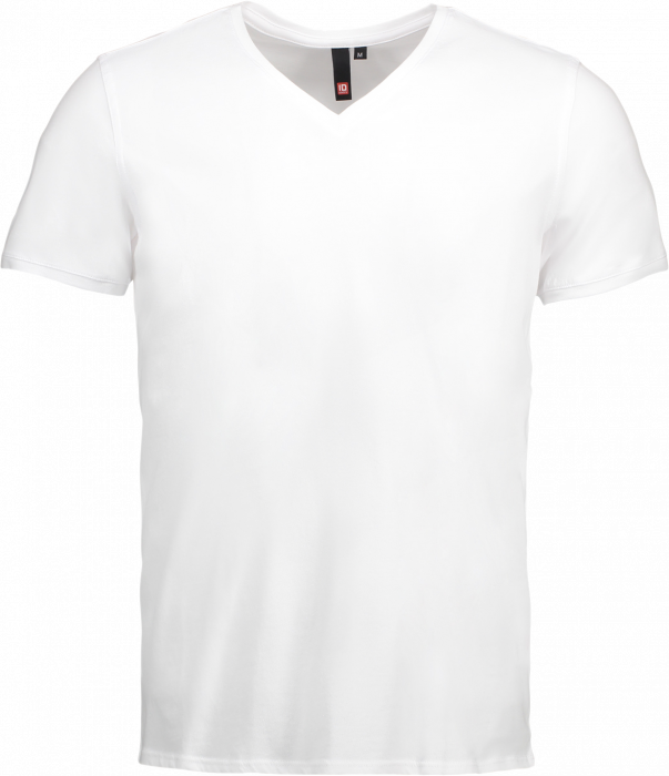 ID - V-Hals T-Shirt Herre - Hvid