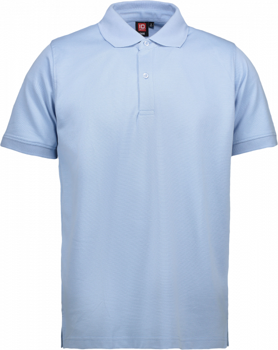 ID - Piqué Mens Poloshirt - Bleu clair