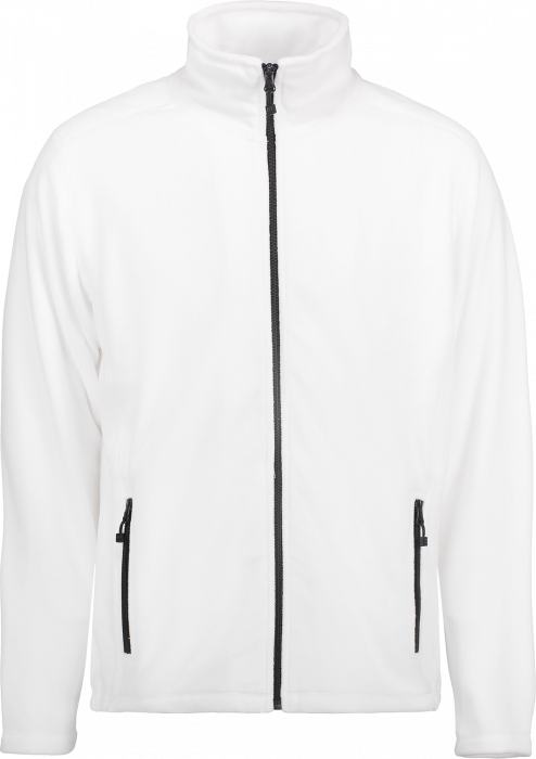 ID - Micro Fleece Cardigan Men - Blanc