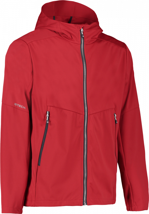 ID - Lightweight Softshell Men's Jacket - Czerwony