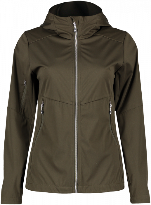 ID - Letvægts Softshell Damejakke - Oliven