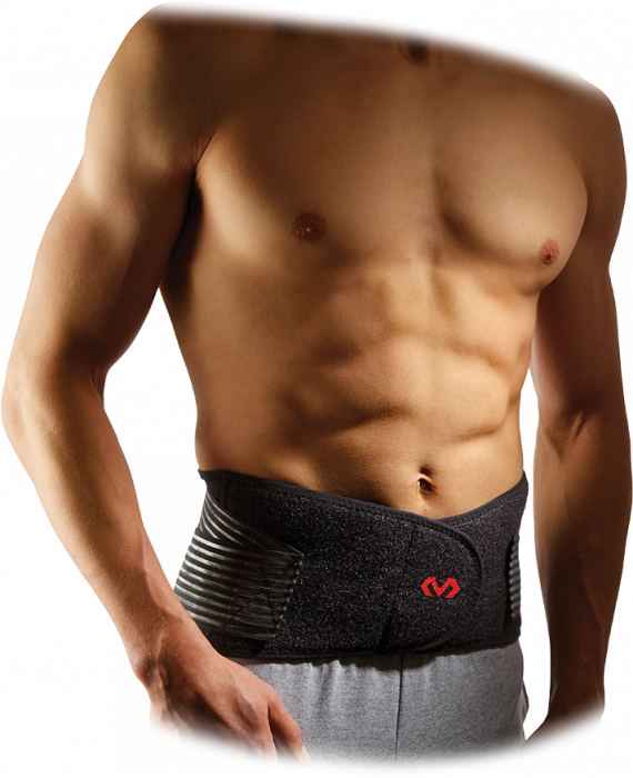 McDavid - Back Stabilizer - Black & scarlet red