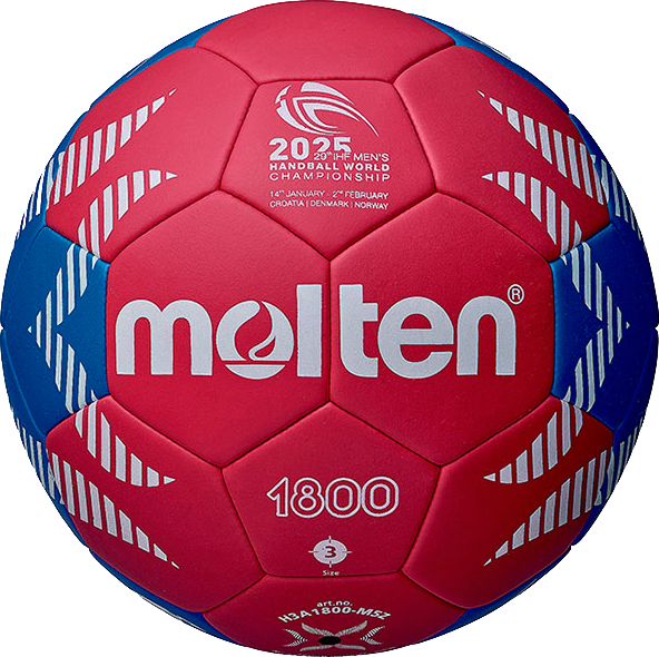 Molten - Vm 2025 Replica Handball - Blue & vermelho