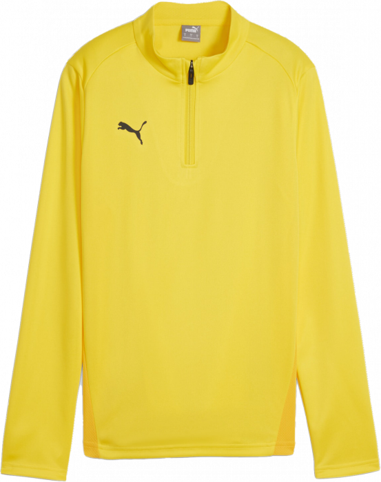 Puma - Team Goal Training Top With Half Zip Women - Giallo