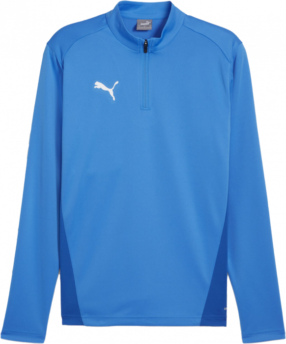 Puma - Teamgoal Training Jacket W. 1/4 Zip - Blue Lemonade & blanco