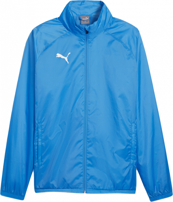 Puma - Teamgoal All Weather Jacket - Blue Lemonade & blanco