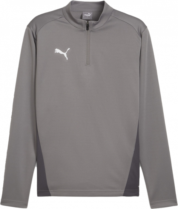 Puma - Teamgoal Training Jacket W. 1/4 Zip - Cast Iron & bianco