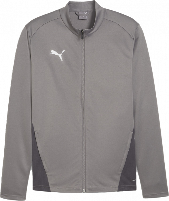 Puma - Teamgoal Training Jacket W. Zip - Cast Iron & biały