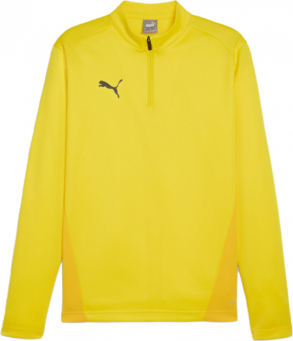 Puma - Team Goal Training Top With Half Zip Jr - Amarelo