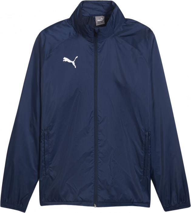 Puma - Teamgoal All Weather Jakke - Navy & hvid