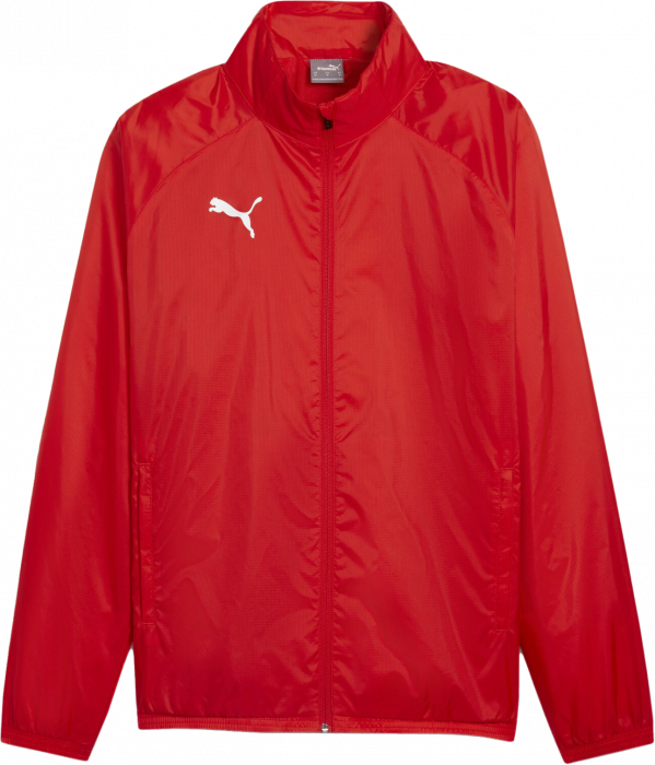 Puma - Teamgoal All Weather Jacket - Rosso & bianco