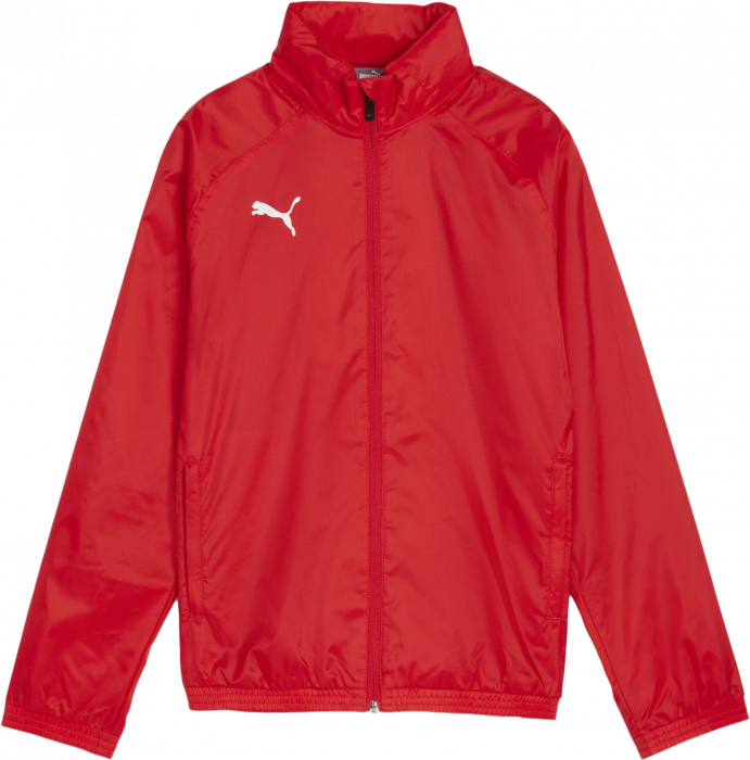 Puma - Teamgoal All Weather Jacket Jr - Czerwony