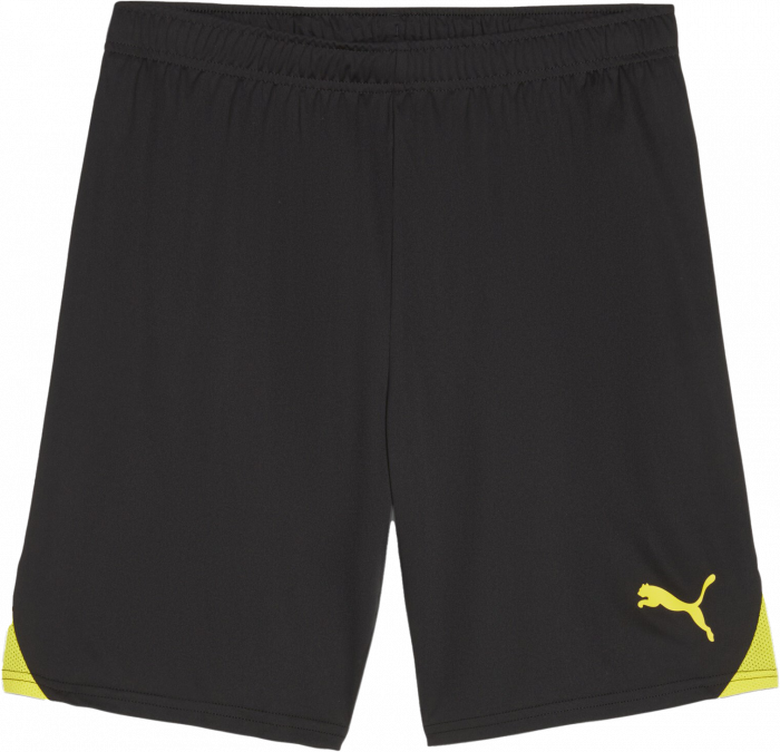 Puma - Teamgoal Shorts Jr - Czarny & żółty