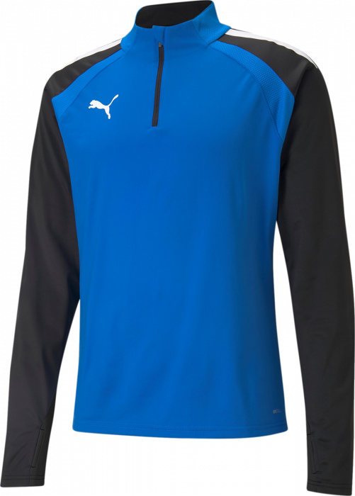 Puma - Teamliga Training 1/4 Zip Top Jr. - Bleu & noir