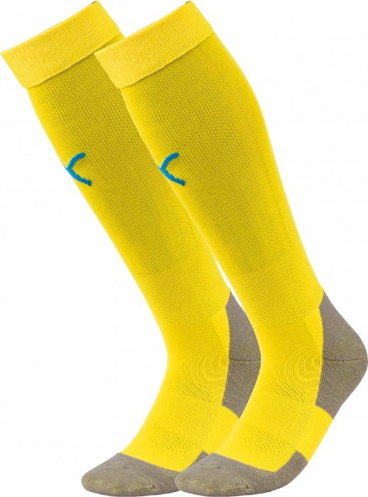 Puma - Teamliga Core Sock - Jaune & bleu