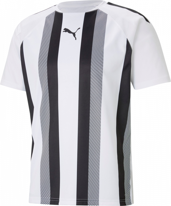 Puma - Teamliga Striped Jersey Jr - Vit & svart