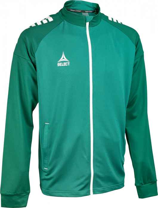 Select - Spain V25 Training Zip Jacket - Green & white