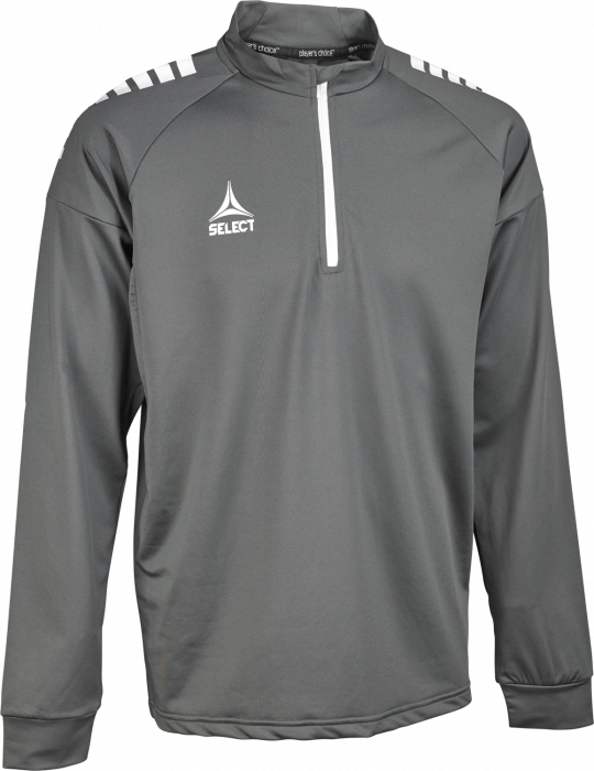 Select - Spain V25 Half-Zip Training Jacket - Grigio & bianco