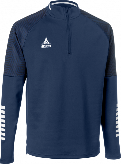 Select - Monaco V24 Training Sweat Half Zip Kids - Azul-marinho