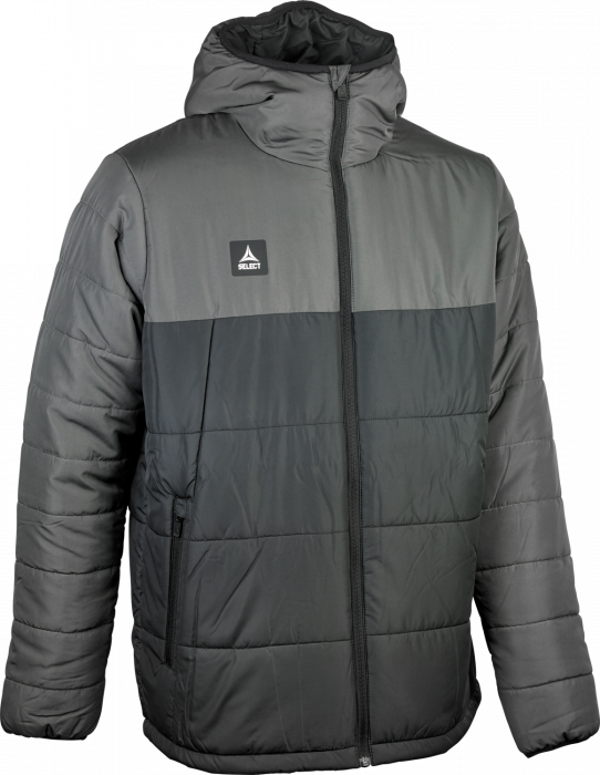 Select - Oxford V25 Padded Jacket - Nero & grigio